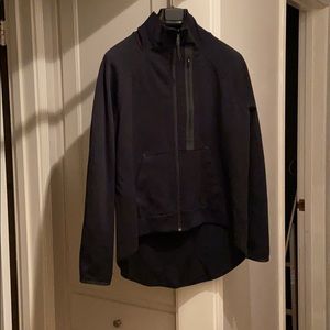 Nike black XL cotton poly zip up jacket